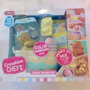 Creative Chefs Easter Basket Kit Color Changing Eggs Large Edition NWT in Box
